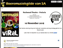 Tablet Screenshot of boeremusiekgilde.co.za